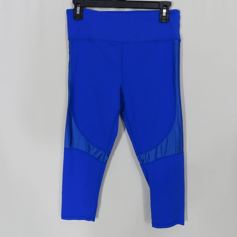 Alala Vamp Cobalt Blue Cropped Leggings Medium